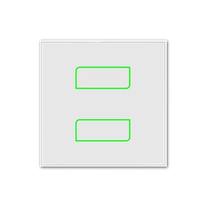 Wifi Smart Touch Two Gang Switch EUR