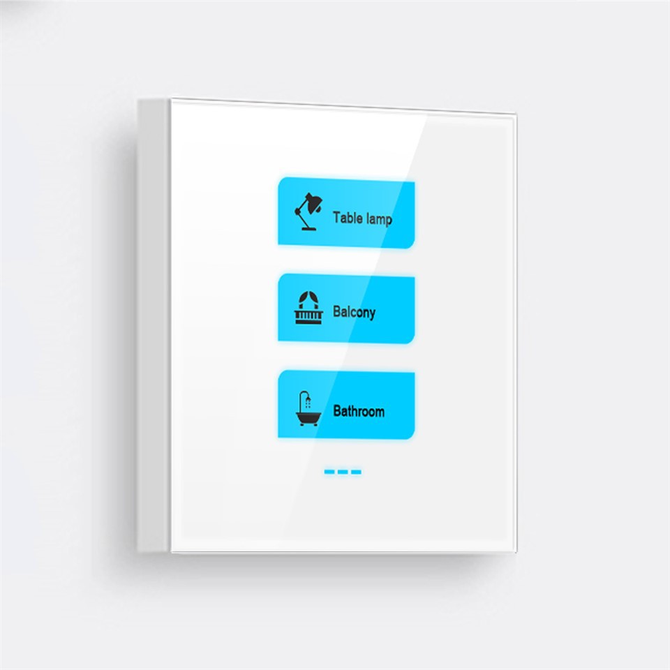 Zigbee Kolme Lülitiga Puutetundlik